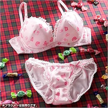 ハローキティ レッド ブラジャー 、ショーツセット　ビンテージ ハローキティ - ハローキティ ブラ&ショーツの通販 by